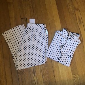 Kate Spade ♠️ Two-Piece Brushed Jersey Pajama Set